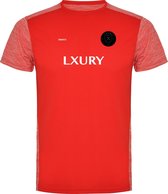 LXURY Tech T-Shirt Rood Maat XL - Shirt - Sportshirt - Trainingskleding - Fitness shirt - Sportkleding - Performance shirt - Heren