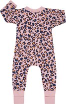 DIM BABY Zipped Pyjama -Roos gevlekt- Maat 68 cm