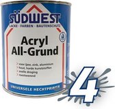 Südwest acryl all-grund U51 hechtprimer grijs - 2,5 liter