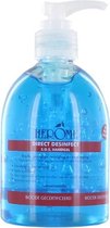 Herome Direct Desinfect Handgel Double Active in flacon met pompje- Desinfecterende Handgel met 80% Alcohol - Beschermt Tegen Bacteriën en Droogt de Handen Niet Uit - 300ml.