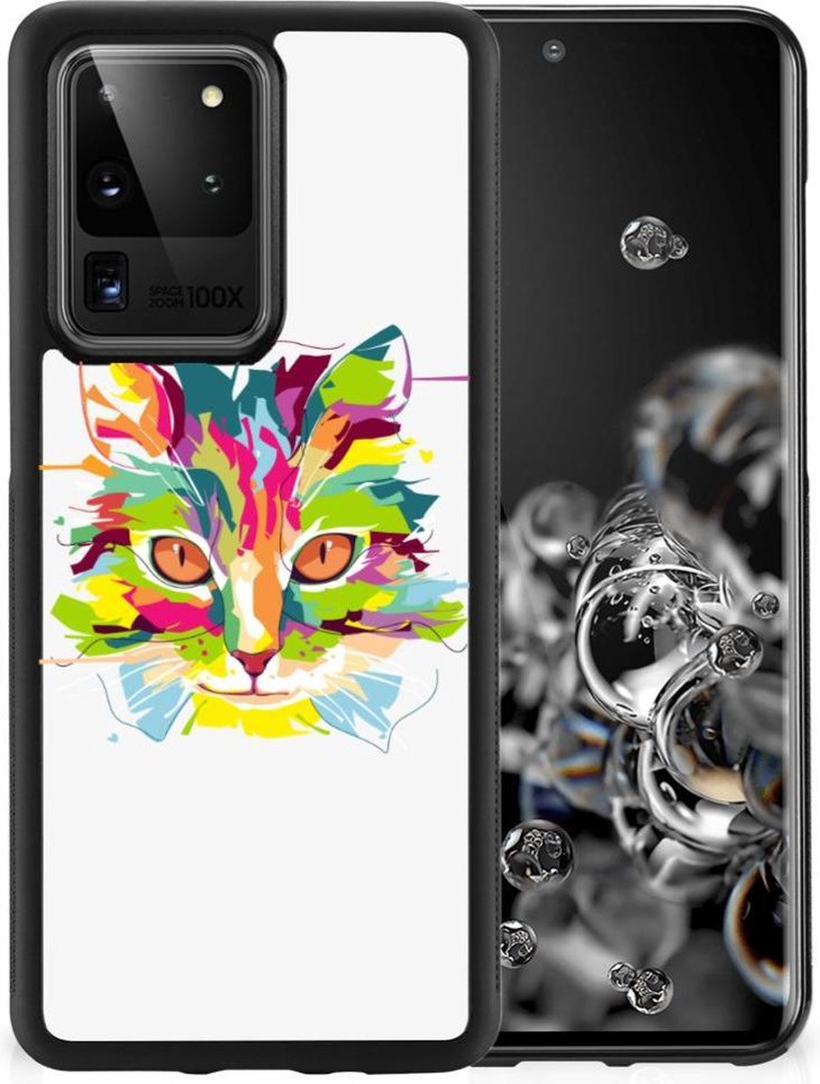 Samsung Galaxy S20 Ultra Bumper Hoesje Cat Color