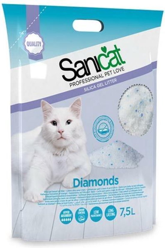 Sanicat Diamonds Silicagel 7,5 liter | bol.com