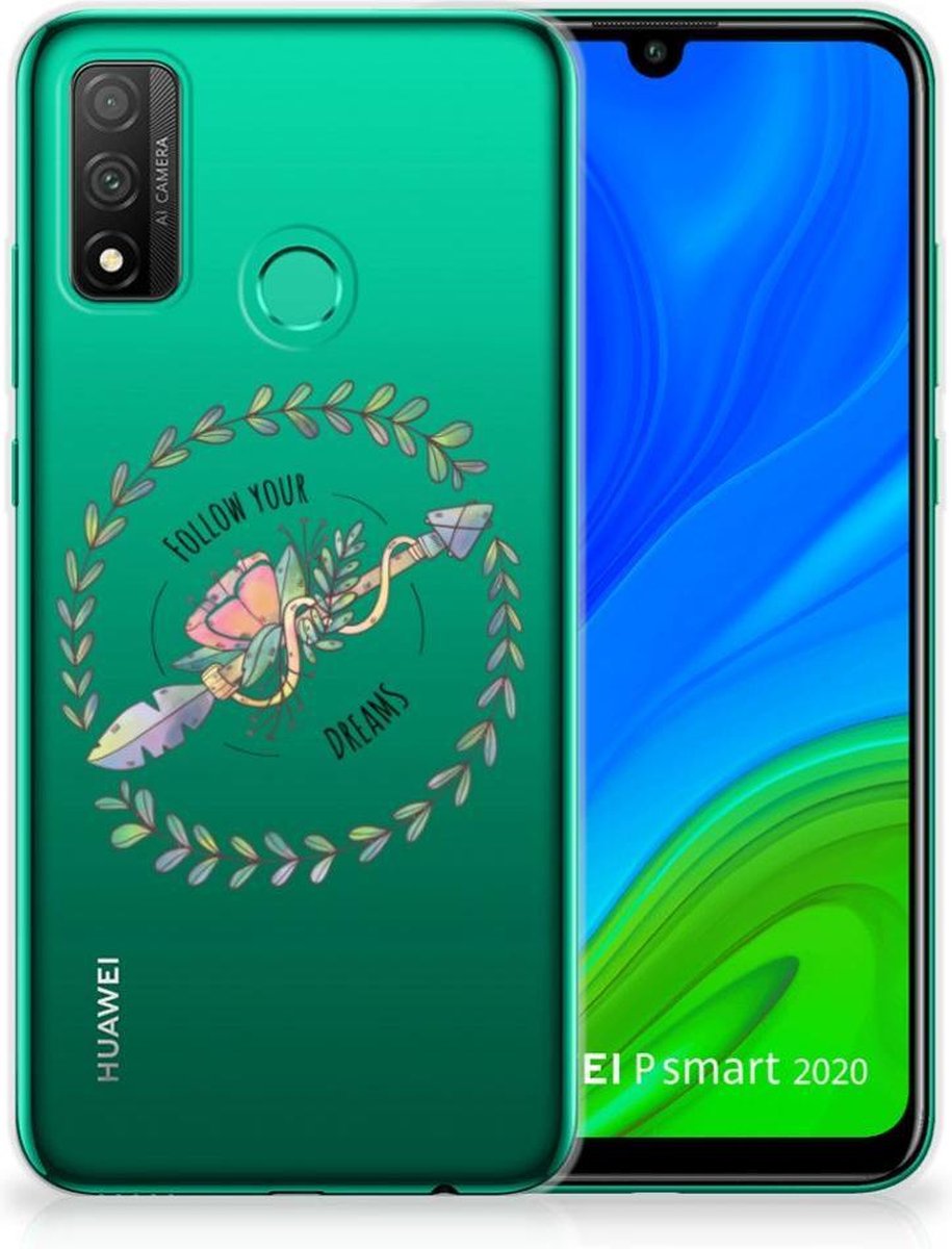 Huawei P Smart 2020 Telefoonhoesje met Naam Boho Dreams