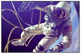 Astronaut Gemini 4 first in outer space (ruimtevaart) - Foto op Akoestisch paneel - 120 x 80 cm