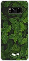 Samsung Galaxy S8 Plus Hoesje Transparant TPU Case - Jungle Greens #ffffff