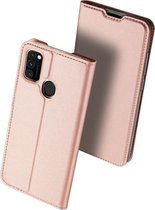 Samsung Galaxy M21 Hoesje - Dux Ducis Skin Pro Book Case - Roze