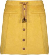 Nobell' Meisjes rokken Nobell' NishaB soft suede short A-line skir Yellow Gold 134/140