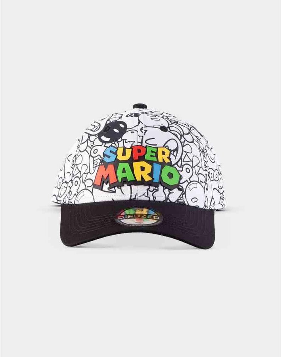 Nintendo Super Mario Verstelbare pet Villains All Over Print Multicolours