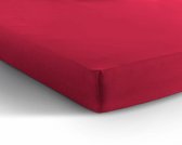Comfortabele Jersey Eenpersoons Hoeslaken Fuchsia | 80/90/100x200 | Zacht En Dichtgebreid | Rondom Elastiek