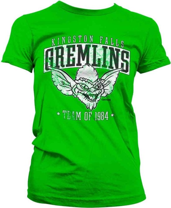 Gremlins Dames Tshirt -2XL- Team Kingston Falls Gremlins Of 1984 Groen