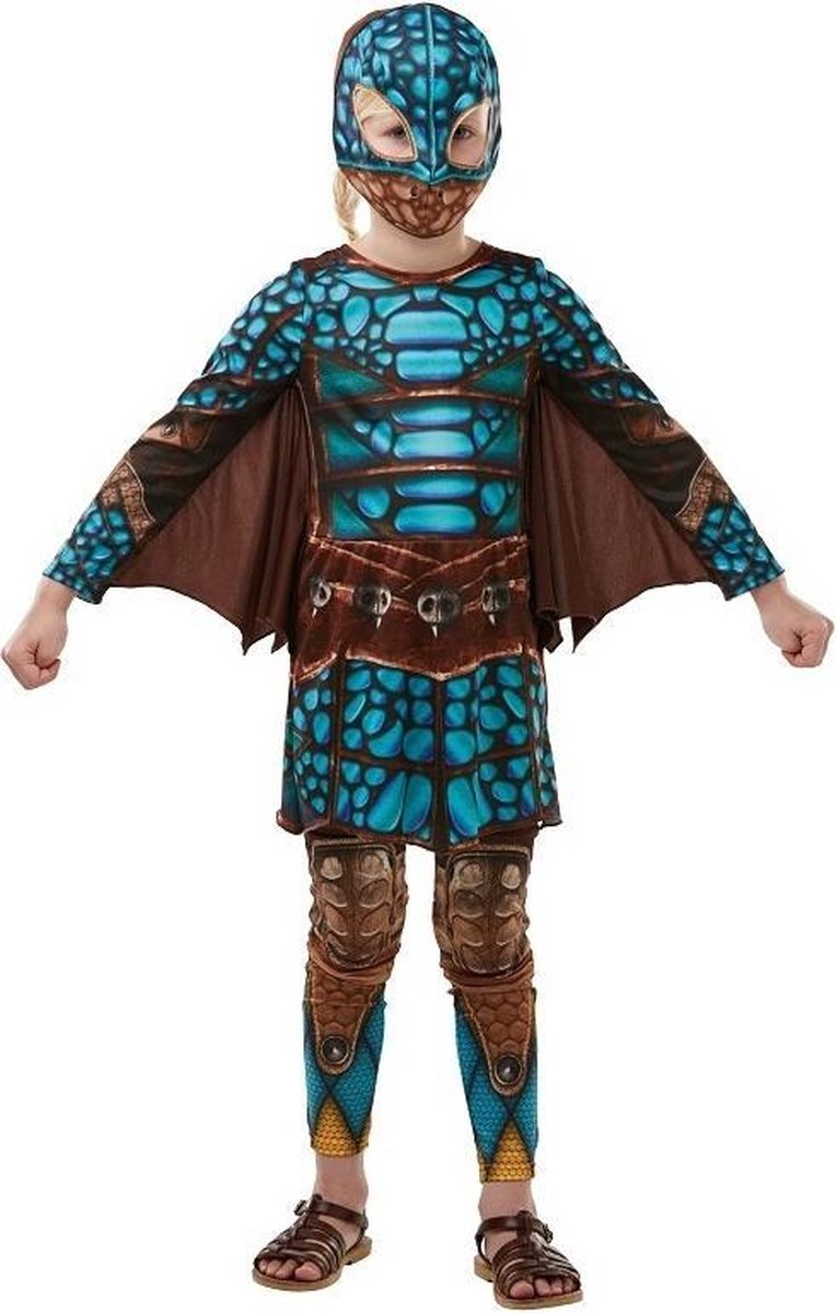 Rubie's Verkleedkostuum Astrid Battlesuit Meisjes Maat 128