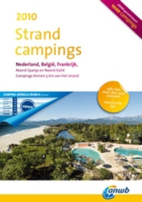 Cover van het boek 'ANWB Strandcampings 2010' van  ANWB