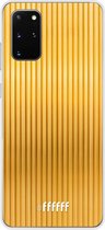 Samsung Galaxy S20+ Hoesje Transparant TPU Case - Bold Gold #ffffff