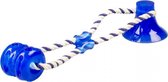 Duvo+ Tug `n chew toy Blauw 40x10,3x10,3cm