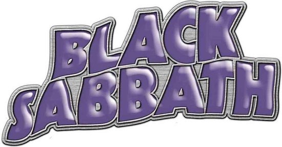 Black Sabbath - Purple Logo Pin - Paars/Zilverkleurig