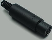 BKL Electronic 0204013 tussenstuk voor kabels Mini-DIN Zwart