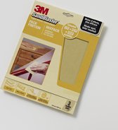3M™ SandBlaster™ Schuurpapier vellen, 69025, Geel, 23 cm x 28 cm, P180/P240/P320, 3 vellen