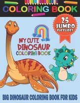 My Cute Dinosaur Coloring Book