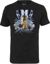 Urban Classics Tupac Heren Tshirt -M- Tupac Heaven Zwart