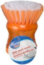 Lifetime Clean Afwasborstel & Reservoir Polypropyleen Oranje