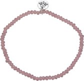 Melady Kralen Armband Ø6-7cm (2mm) Bruin Glas Rond Kralen Armband Dames Armbandjes Sieraden Dames