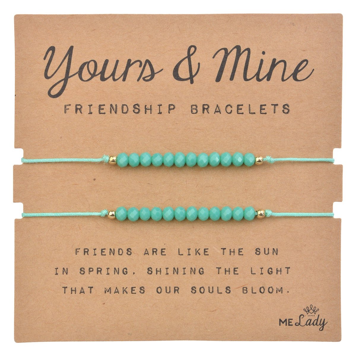Melady Armbanden Dames (set v 2) MLB00714GR (set 2) - Groen Kunststof ArmbandArmbandjesSieraden Dames