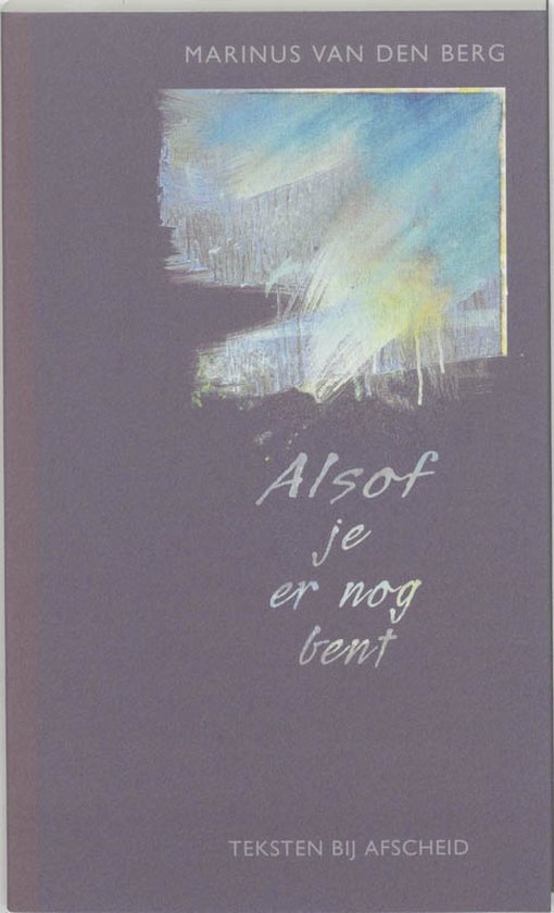 Alsof Je Er Nog Bent - cover