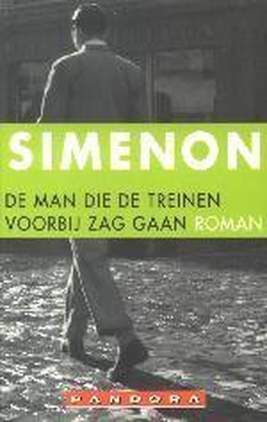 Cover van het boek 'De man die de treinen voorbij zag gaan' van Georges Simenon
