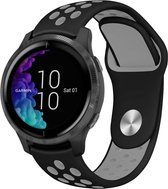 iMoshion Sport Siliconen Smartwatch Bandje voor de Garmin Vivoactive 3, Garmin Venu, Garmin Forerunner 245 - Zwart