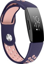 iMoshion Bandje Geschikt voor Fitbit Inspire - iMoshion Siliconen sport bandje - Blauw