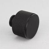 Deurknop Enzo - zwart - metaal - geschikt voor binnen - industrieel