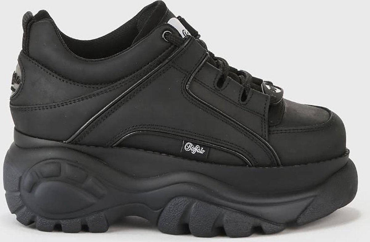 Buffalo London 1339-14 2.0 - Cow Leather - Black Black - Maat 40 | bol.com