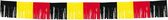 Duitsland/Belgie versiering franje slingers 10 meter - rood-geel-zwart - Feestartikelen/versiering