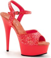 Neon koraalroze glitter sandalen Caydence 39