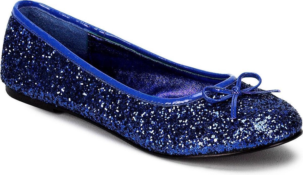 Donkerblauwe ballerina schoenen met glitters 41 | bol