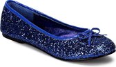 Donkerblauwe ballerina schoenen met glitters 41