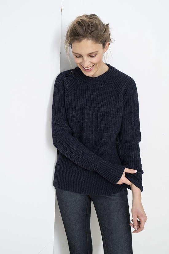 Vaardigheid been van Loop.a life - Easy Going Woman Sweater - Duurzame Trui - Donkerblauw - Maat  -L | bol.com