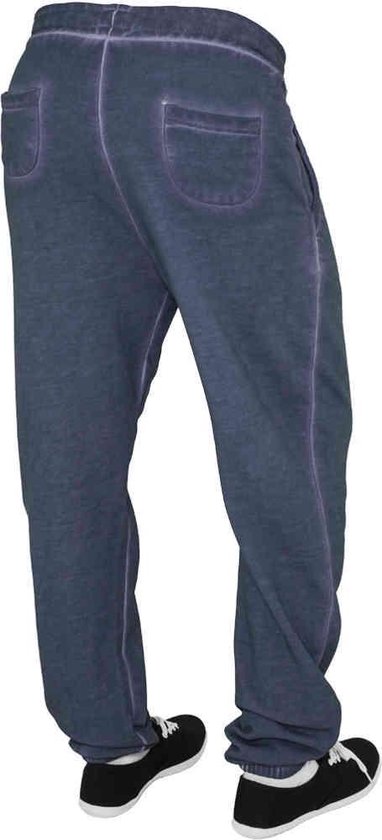 Urban Classics - Spray Dye Dames joggingbroek - M - Blauw