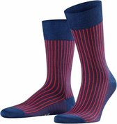 FALKE Oxford Stripe Sokken Heren 13379 - Blauw 6002 ink Heren - 39-40