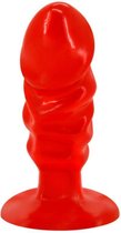 BAILE ANAL | Baile Unisex Anal Plug With Suction Cup Red
