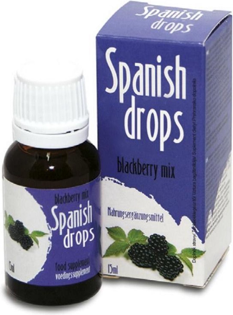 Spanish Drops Blackberry Mix Lustopwekkende Druppels