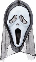Verhaak Masker Scream Halloween 30 Cm Polyester Wit/zwart