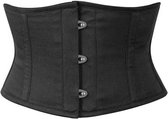 Attitude Corsets Underbust korset -Taille, 30 inch- Mandrion Zwart