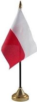 Tafelvlag Polen zwart