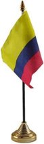 Tafelvlag Colombia zwart