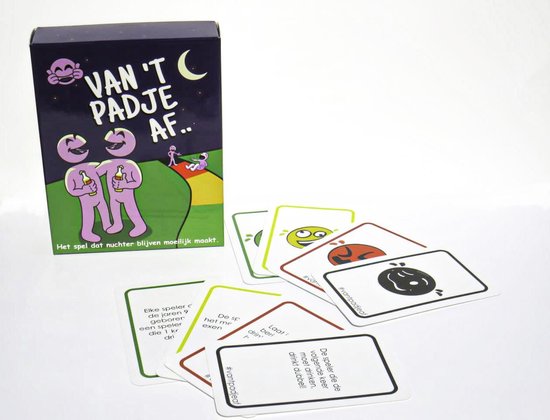 Afbeelding van het spel Van 't padje af - Drankspel - Kaartspel - Partygame