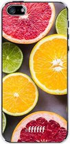 iPhone SE (2016) Hoesje Transparant TPU Case - Citrus Fruit #ffffff