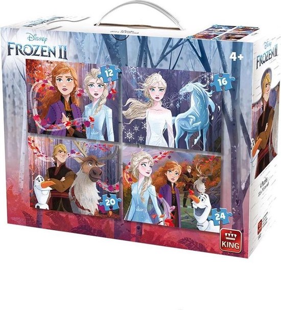 4 in 1 Puzzel Frozen | bol.com