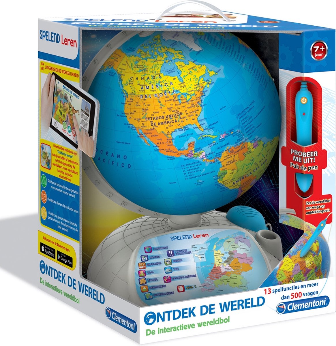 Clementoni Planche lumineuse interactive Globe (DE) - acheter chez