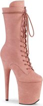 Pleaser Plateau Laarzen, Paaldans schoenen -42 Shoes- FLAMINGO-1050FS Paaldans schoenen Roze